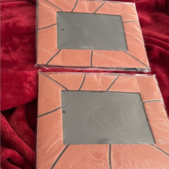Elegant Brown  basketball theme Picture Frame Set of 2 - Picture 1 of 9